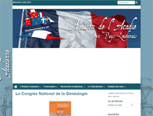 Tablet Screenshot of maisondelacadie.com